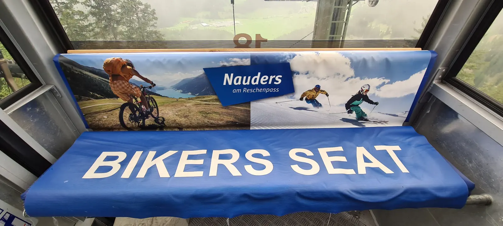 Cable car to the trail in Nauders