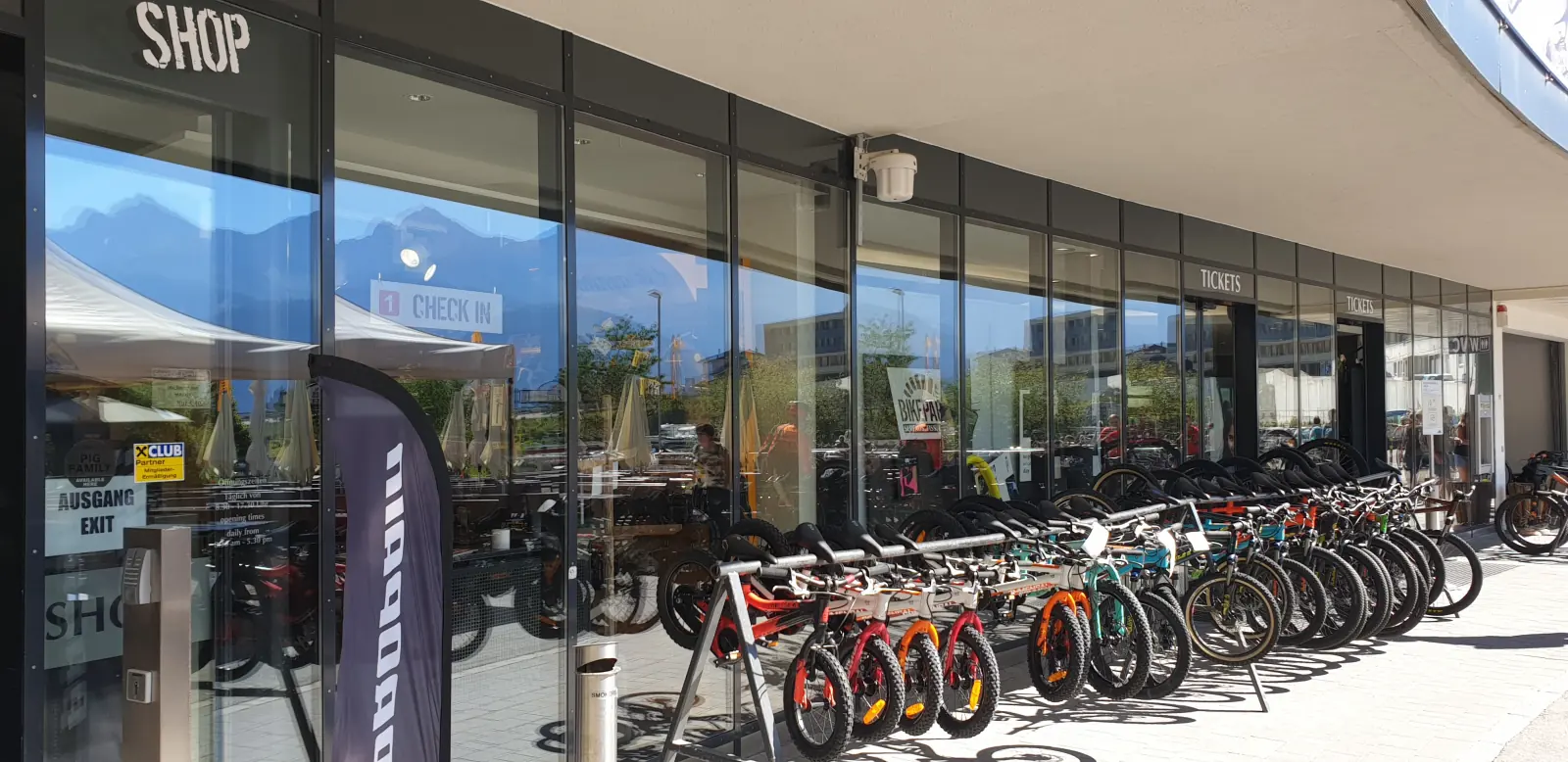 Shop bike parku Serfaus Fiss Ladis